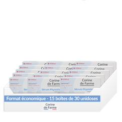 Puériculture-Sérum physiologique bébé 15 boîtes de 30 unidoses nez yeux oreilles