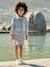 Veste jean fille personnalisable bleu clair+bleu moyen 1 - vertbaudet enfant 