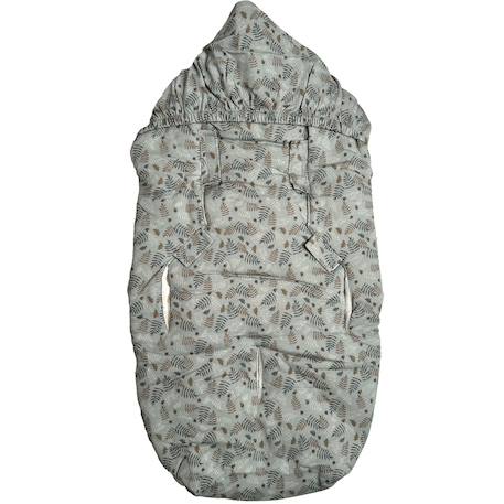 Chancelière d'hiver jersey hood winter forrest green Ecru, vert+Vert forêt 11 - vertbaudet enfant 