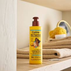 Puériculture-Crème cheveux bouclés enfant 3 en 1 au karité Vaiana