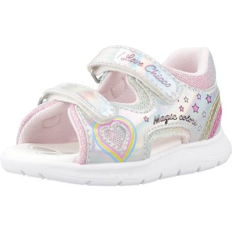 Sandale bébé synthétique gaby Argent 4 - vertbaudet enfant 
