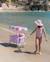 Chariot pliable tout terrain pour plage enfant Rose 3 - vertbaudet enfant 
