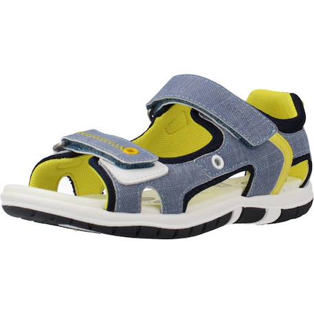 Sandale bébé textile fash Bleu 800+Bleu 860 10 - vertbaudet enfant 