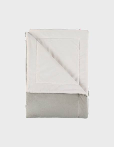Couverture brodée  100x140 cm en veloudoux® Vert 4 - vertbaudet enfant 