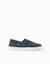 Espadrilles en lin avec fermeture à scratch Beige clair+Bleu foncé 5 - vertbaudet enfant 