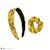 Set de 2 accessoires cheveux poufsouffle classique - harry potter Jaune 1 - vertbaudet enfant 