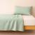 Drap plat en gaze de coton bio blanc Fraise+Honey+Rose+Vert+Vichy 21 - vertbaudet enfant 