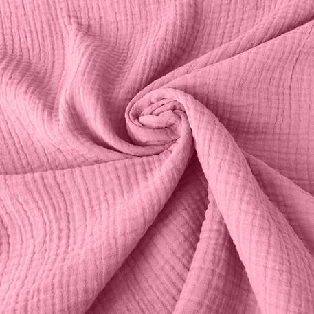 Drap plat en gaze de coton bio blanc Fraise+Honey+Rose+Vert+Vichy 16 - vertbaudet enfant 