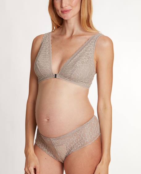 Brassière de maternité et d'allaitement bliss Taupe 3 - vertbaudet enfant 