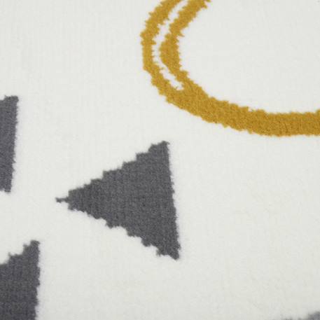 Tapis enfant lyn49 kid motifs ludiques étoiles et cœurs Crème 5 - vertbaudet enfant 