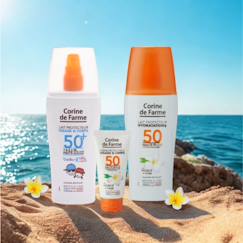 Puériculture-Coffret protection solaire SPF50 visage et corps pour toute la famille