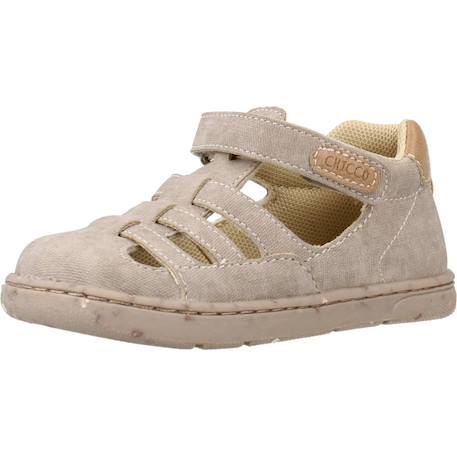 Sandale bébé textile graim Beige 360+Bleu 800 4 - vertbaudet enfant 