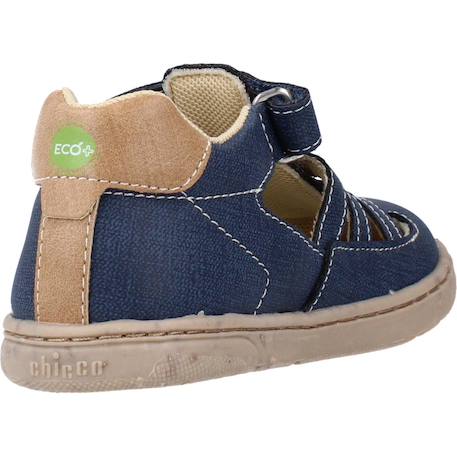 Sandale bébé textile graim Beige 360+Bleu 800 9 - vertbaudet enfant 