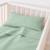 Drap plat en gaze de coton bio blanc Fraise+Honey+Rose+Vert+Vichy 24 - vertbaudet enfant 