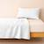 Drap plat en gaze de coton bio blanc Blanc+Fraise+Honey+Rose+Vert+Vichy 3 - vertbaudet enfant 