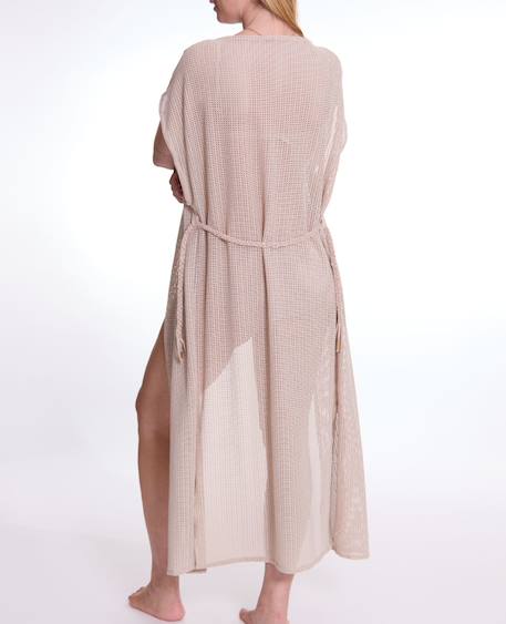 Caftan beachwear de maternité milos Beige+Noir 4 - vertbaudet enfant 