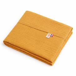 Linge de maison et décoration-Linge de lit enfant-Drap plat en gaze de coton bio blanc