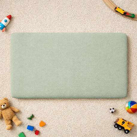 Drap housse en gaze de coton bio fraise Fraise+Honey+Rose+Vert+Vichy 21 - vertbaudet enfant 