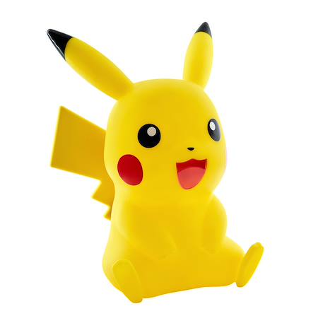 Lampe led pokémon figurine pikachu assis avec télécommande Jaune 1 - vertbaudet enfant 