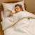 Drap housse en gaze de coton bio fraise Blanc+Fraise+Honey+Vert+Vichy 4 - vertbaudet enfant 