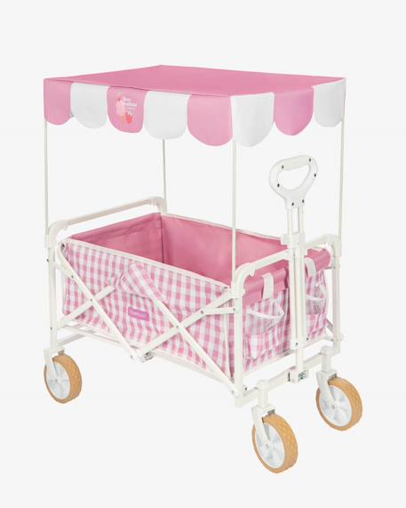 Chariot pliable tout terrain pour plage enfant Rose 6 - vertbaudet enfant 
