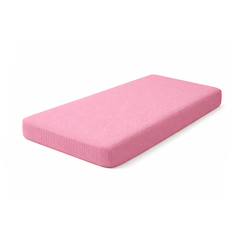 Linge de maison et décoration-Linge de lit enfant-Drap housse en gaze de coton bio fraise