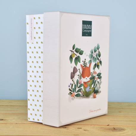 Doudou plat romarin le renard 27 cm Beige 6 - vertbaudet enfant 