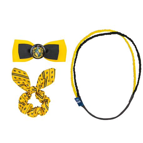 Bébé-Accessoires-Accessoires cheveux-Set de 3 accessoires cheveux poufsouffle trendy - harry potter