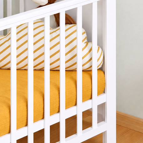 Drap housse en gaze de coton bio fraise Fraise+Honey+Rose+Vert+Vichy 8 - vertbaudet enfant 
