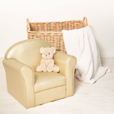Fauteuil club enfant doré Or / doré 3 - vertbaudet enfant 