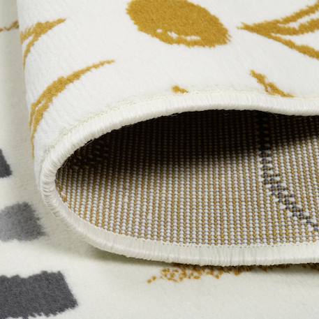 Tapis enfant lyn49 kid motifs ludiques étoiles et cœurs Crème 3 - vertbaudet enfant 