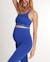Brassière de sport de grossesse et d'allaitement woma Bleu electrique+Prune 4 - vertbaudet enfant 