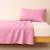 Drap plat en gaze de coton bio blanc Fraise+Honey+Rose+Vert+Vichy 15 - vertbaudet enfant 