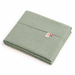 Linge de maison et décoration-Linge de lit enfant-Drap plat en gaze de coton bio blanc