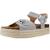 Sandales fille modèle marta Blanc blanco+Bleu jade+Bleu methanol+Brun clair mushroom+Jaune ocre+Rose rsntque 16 - vertbaudet enfant 