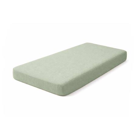 Drap housse en gaze de coton bio fraise Fraise+Honey+Rose+Vert+Vichy 19 - vertbaudet enfant 