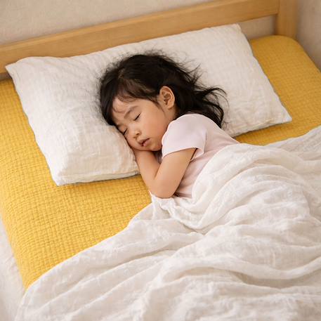 Drap housse en gaze de coton bio fraise Fraise+Honey+Rose+Vert+Vichy 11 - vertbaudet enfant 
