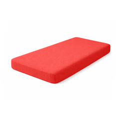 Linge de maison et décoration-Linge de lit enfant-Drap housse en gaze de coton bio fraise