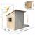 Cabane en bois avec bac à sable intégré palm springs Marron 6 - vertbaudet enfant 