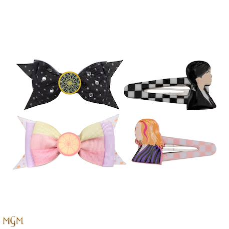 Bébé-Accessoires-Accessoires cheveux-Lot de 4 barrettes mercredi - mercredi