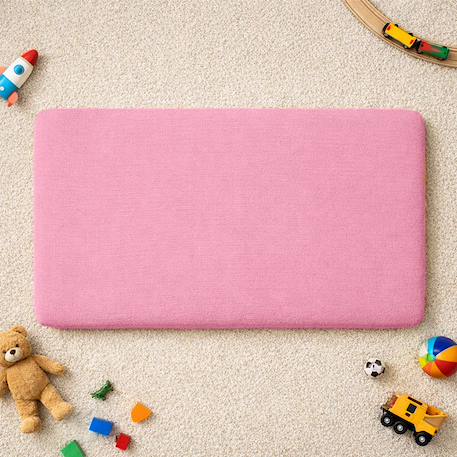 Drap housse en gaze de coton bio fraise Fraise+Honey+Rose+Vert+Vichy 15 - vertbaudet enfant 