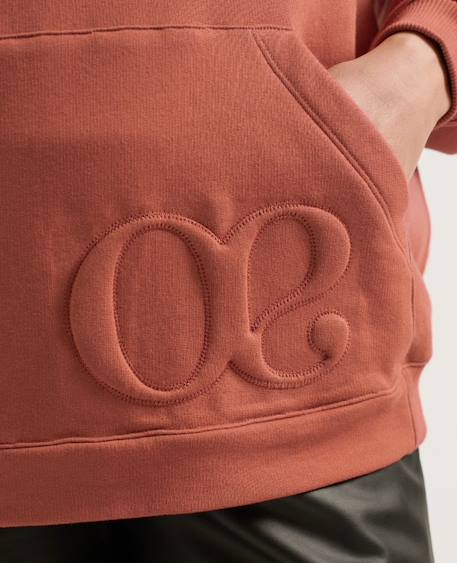 Hoodie de grossesse et allaitement boston Noir+Terracota 11 - vertbaudet enfant 