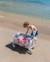 Chariot pliable tout terrain pour plage enfant Bleu 3 - vertbaudet enfant 