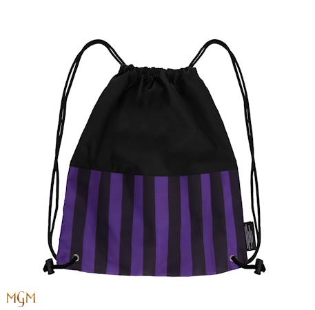 Sac à dos à cordon académie nevermore - mercredi Noir|violet 4 - vertbaudet enfant 