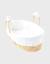 Couffin mousseline de coton bio Ecru 2 - vertbaudet enfant 