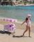 Chariot pliable tout terrain pour plage enfant Rose 2 - vertbaudet enfant 