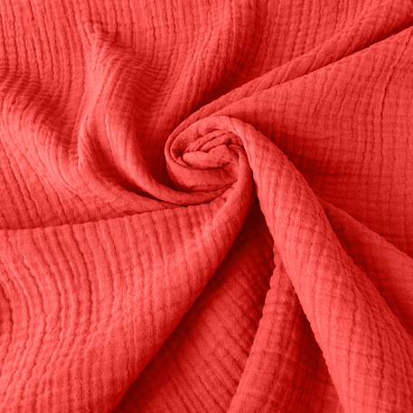Drap plat en gaze de coton bio blanc Fraise+Honey+Rose+Vert+Vichy 5 - vertbaudet enfant 