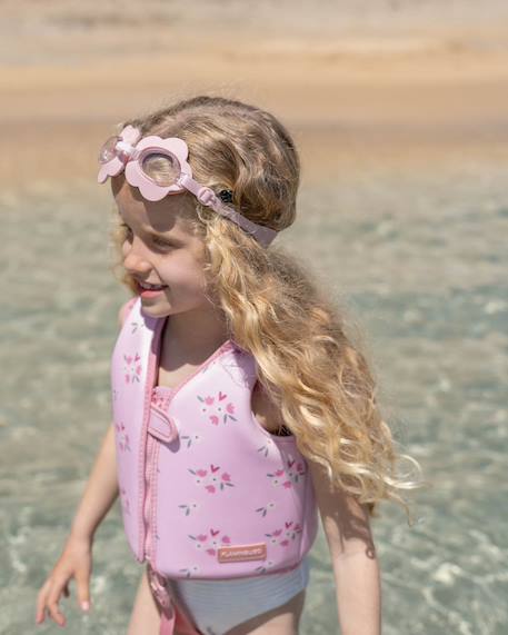 Lunettes de natation enfant anti buee uv Bleu+Multicolore+Rose 11 - vertbaudet enfant 