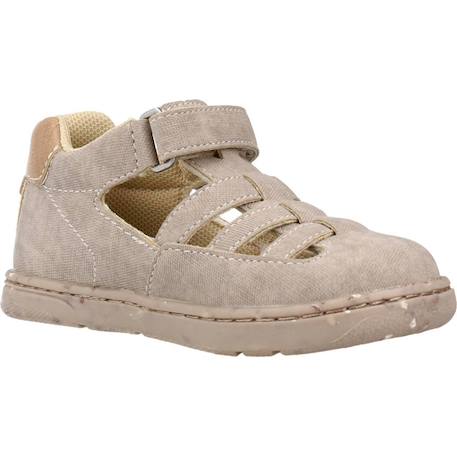 Sandale bébé textile graim Beige 360+Bleu 800 5 - vertbaudet enfant 
