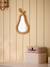Miroir mural forme poire en rotin Bois naturel 3 - vertbaudet enfant 